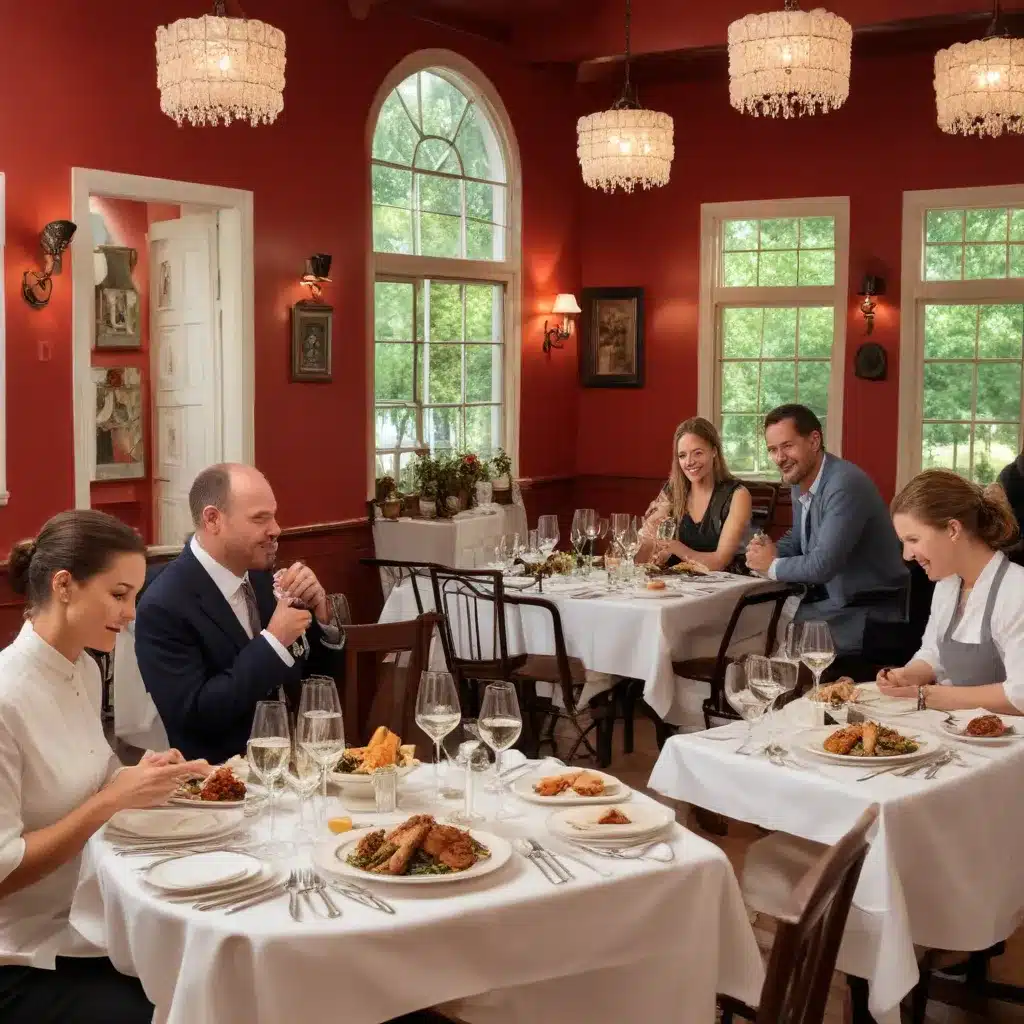 Culinary Delights: Guests Savor the Red House’s Dining Experiences