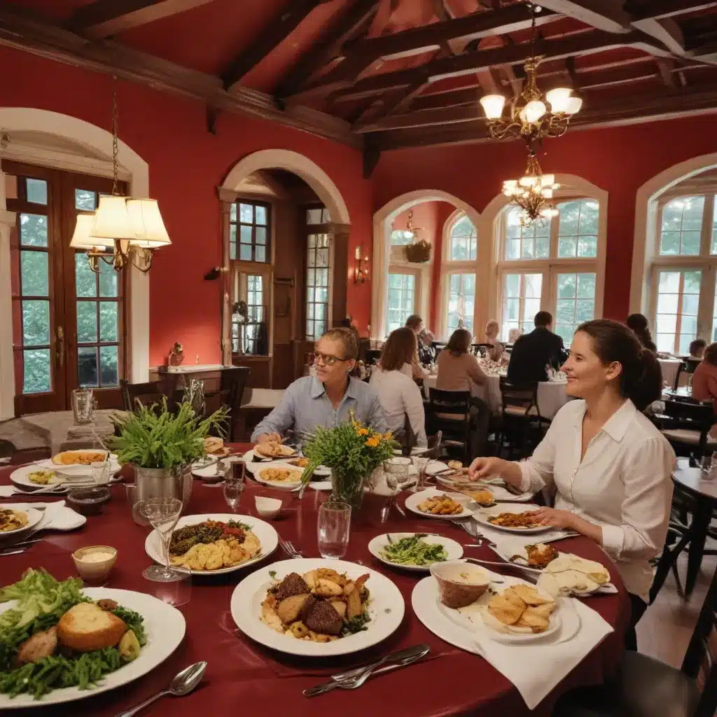 Dining Delicacies: Guests Savor the Red House’s Culinary Offerings