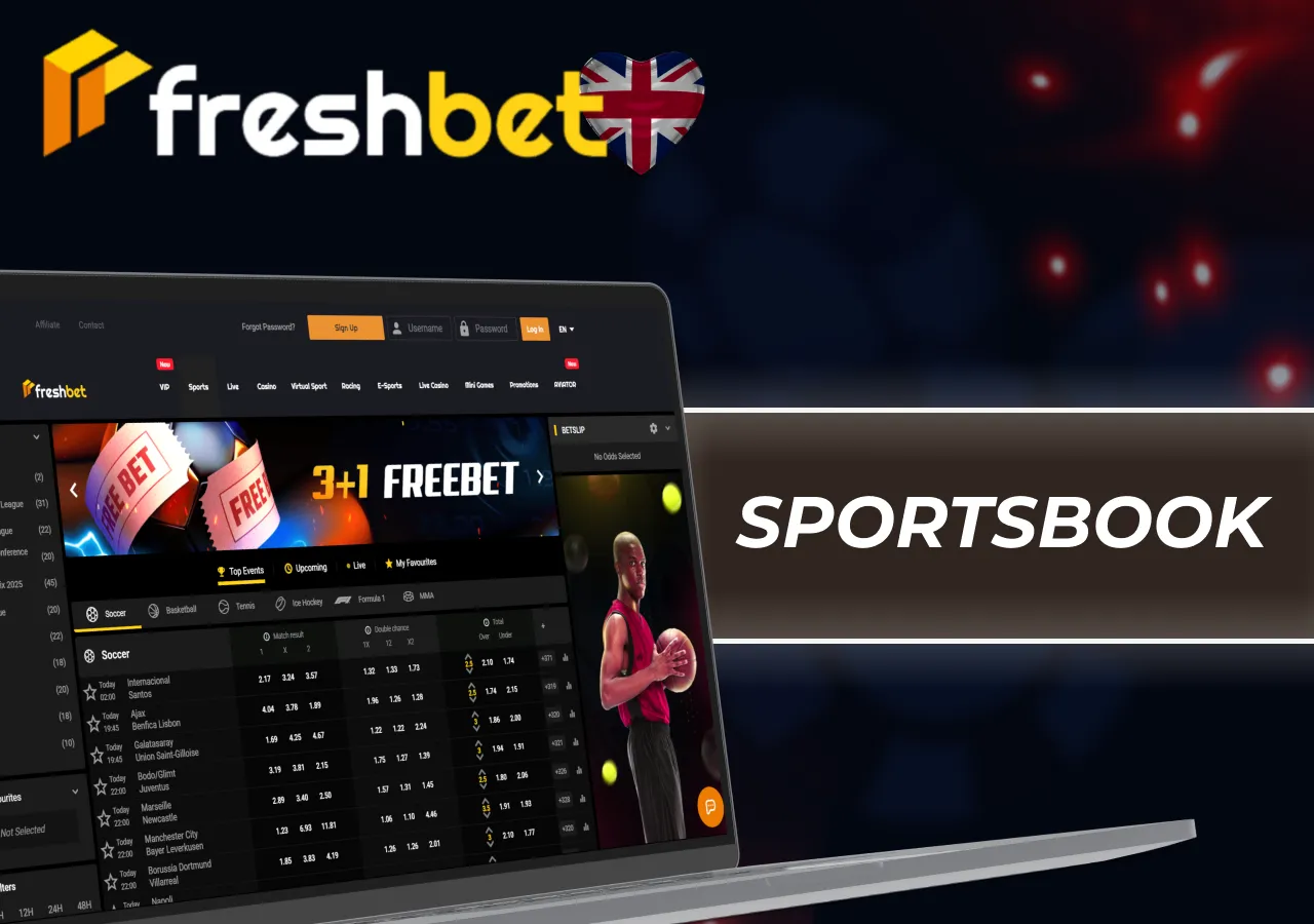 Sportsbook options offering broad coverage and regularly updated odds.